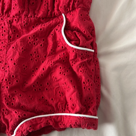 Janie and Jack Eyelet Romper 2T - Picture 3 of 5